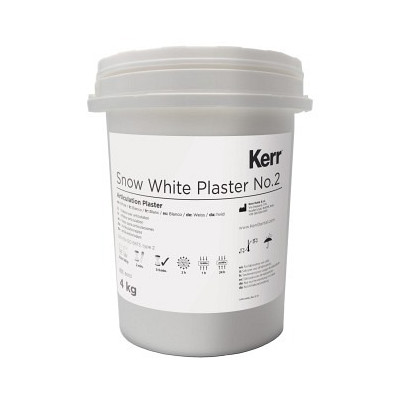 GESSO SNOW-WHITE PLASTER N.2 4KG KERR