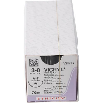 Suture Vicryl V998G 12pz Ethicon