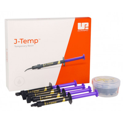 J-TEMP TEMPORARY RESIN KIT 4X1,2ML ULTRADENT