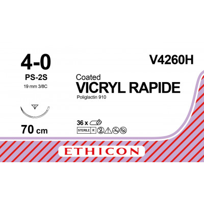 Suture Vicryl Rapid V4260H 36pz Ethicon