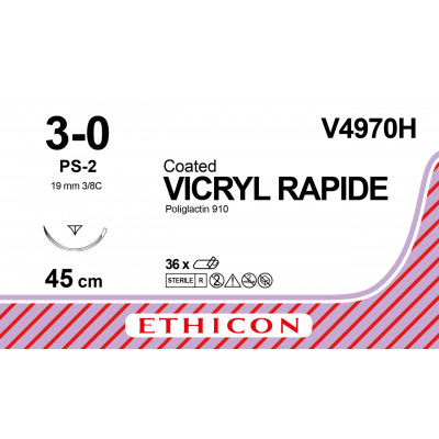Suture Vicryl Rapid V4970H 36pz Ethicon
