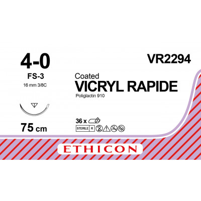 Suture Vicryl Rapid VR2294 36pz Ethicon